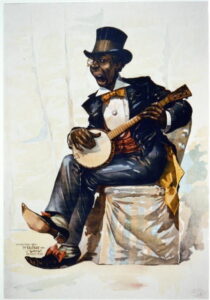 Black Banjo Player